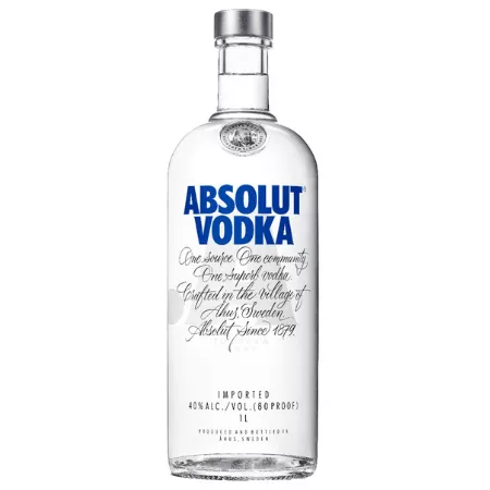 Absolut vodka blue 1 liter