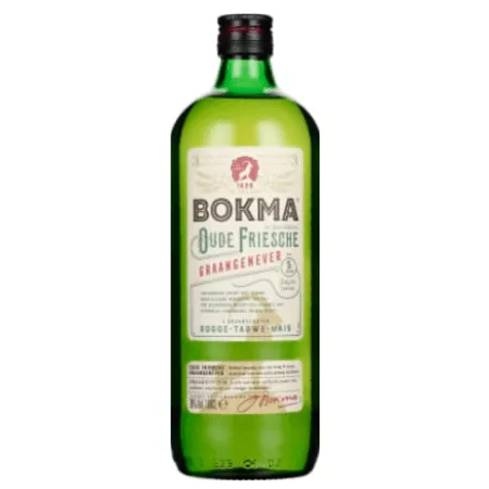 Bokma oude jenever rond 38% 1 liter