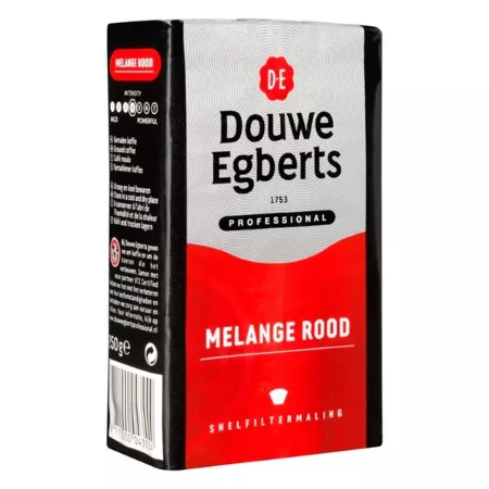 Douwe Egberts Melange Rood Snelfilter (24x 250gr) - Afbeelding 2