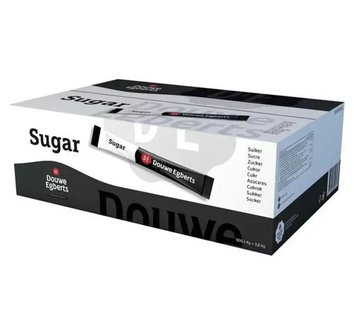 Douwe Egberts Suikersticks (900x 4gr) (1) Douwe Egberts Suikersticks zijkant
