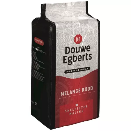 Douwe Egberts Melange Rood Snelfilter (6x 1kg) - Afbeelding 2