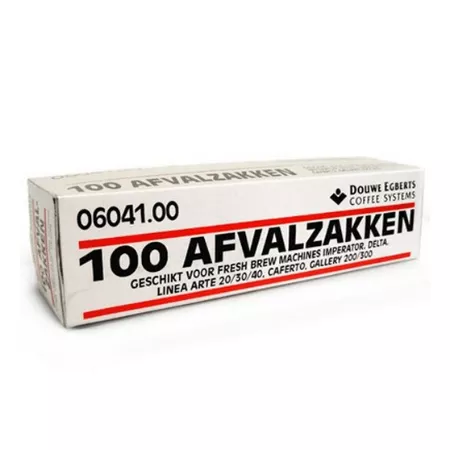 Douwe egberts imperator afvalzak voor fresh brew 6041 (100 stuks)