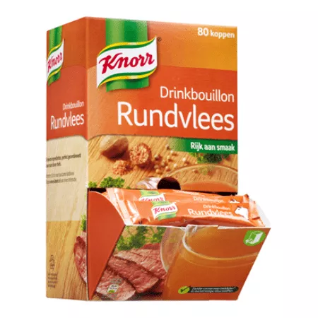 Knorr Drinkbouillon Rundvlees (80 stuks) - Afbeelding 2