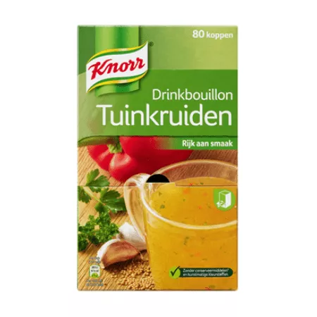 Knorr drinkbouillon tuinkruiden zakje (4)