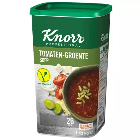Knorr tomaten-groente soep 26 liter