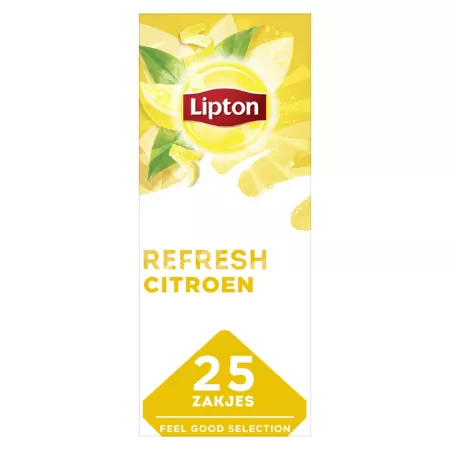 Lipton Feel Good Selection Zwarte Thee Citroen (6x 25 stuks)