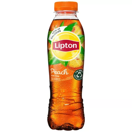 Lipton ice tea peach koolzuurvrij pet (12x 50cl)