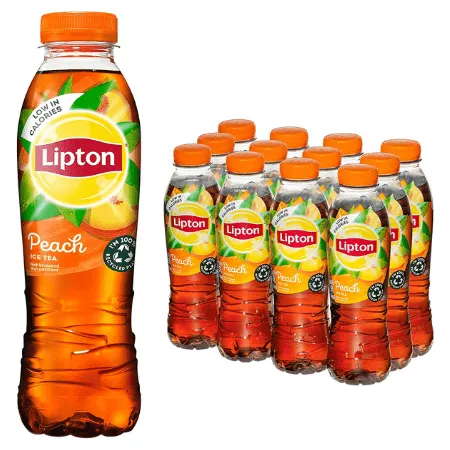 Lipton ice tea peach koolzuurvrij pet (12x 50cl) - Afbeelding 3