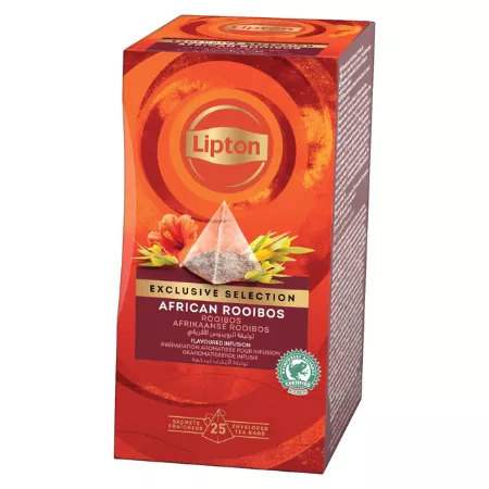 Lipton tea exclusive selection african rooibos (6x 25 builtjes) (1)