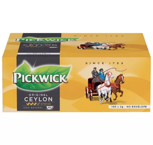 Pickwick ceylon zonder envelop (100x 2gr) Pickwick ceylon zonder envelop
