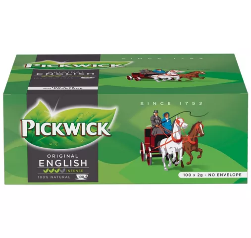 Pickwick engels zonder envelop 2 gr (100 stuks) Pickwick engels zonder envelop