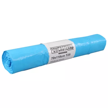 Powersterko Afvalzak 70x110cm Blauw T25 (25 rol à 20 stuks)