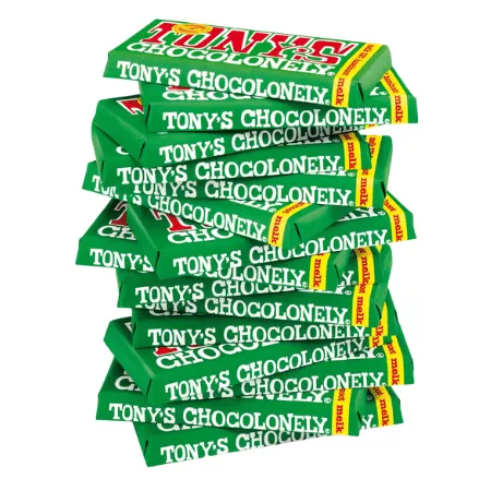 Tony's Chocolonely reep melkchocolade hazelnoot (15x 180gr) (2)
