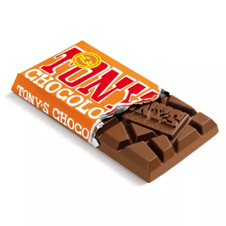 Tony's Chocolonely Reep Melkchocolade Karamel & Zeezout (15x 180gr) - Afbeelding 2