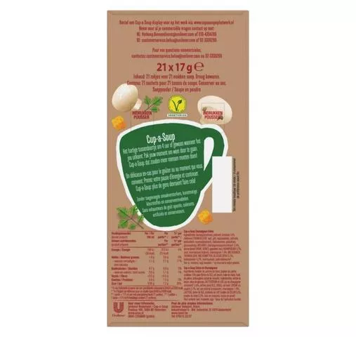 Unox Cup-a-Soup Champignon Crème (21x 175ml) - Afbeelding 4