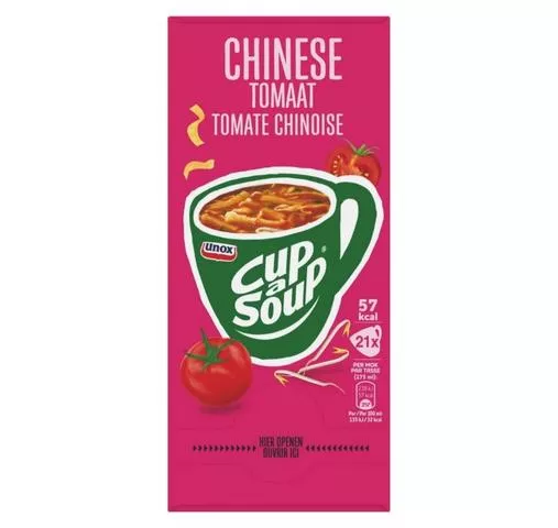 Unox Cup-a-Soup Chinese Tomaat (21x 175ml)
