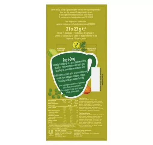 Unox Cup-a-Soup Erwt (21x 175ml) - Afbeelding 4