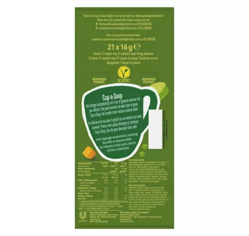 Unox Cup-a-Soup Groente (21x 175ml) - Afbeelding 3