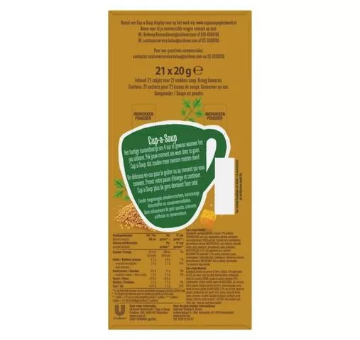 Unox Cup-a-Soup Mosterd (21x 175ml) (2)