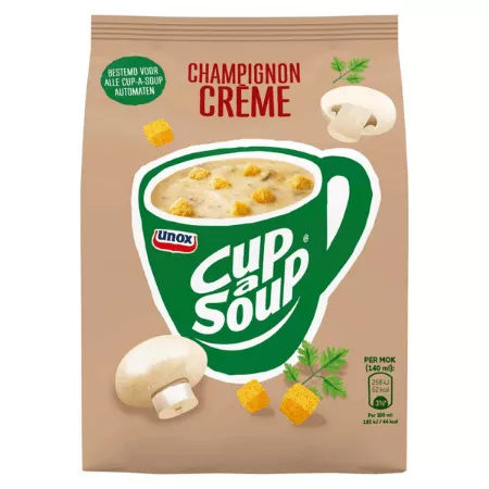 Unox Cup-a-Soup vending Champignon Crème 40 x 140 ml x 4