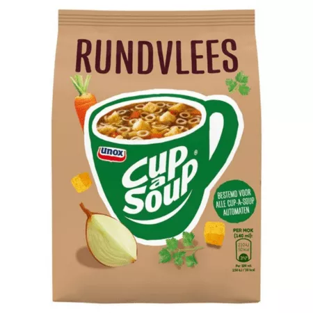 Unox Cup-a-Soup vending Rundvlees (4 zakken)