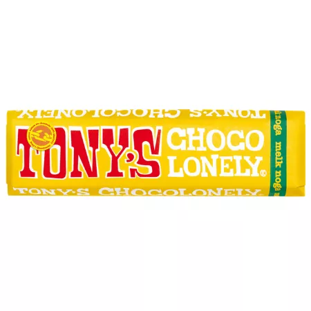 Tony’s Chocolonely reep melk noga 32% 47 gr (1)