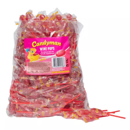 Candyman wine pops (175 stuks) Canydman wine pops (175 stuks)