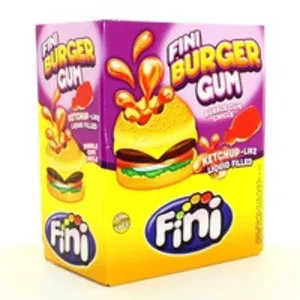 Fini Burger Bubble Gum (200 stuks) (1)