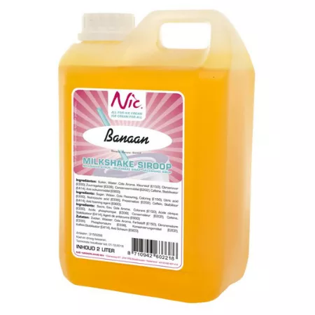 Frusco Milkshakesiroop Banaan (2 liter)