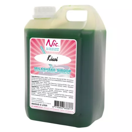 Frusco milkshakesiroop kiwi (2 liter)
