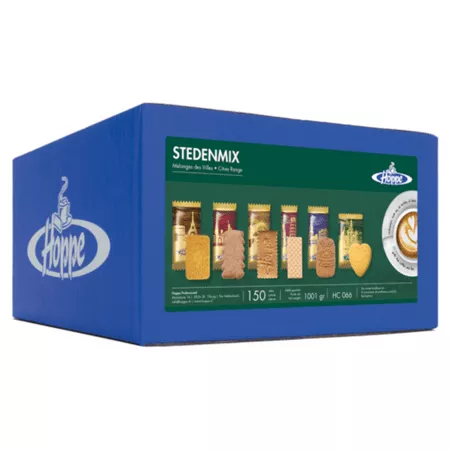 Hoppe Koffiekoekjes Stedenmix (150 stuks)