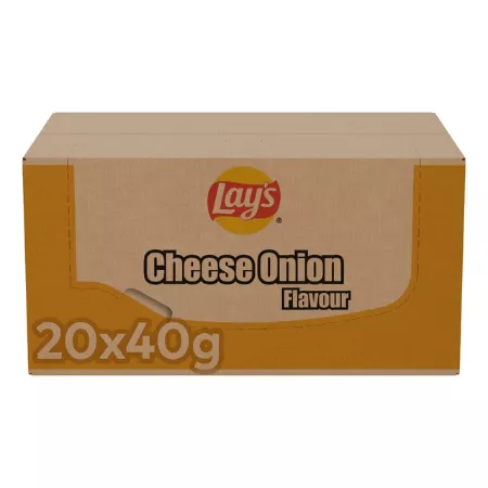 Lay’s chips cheese onion (20x 40gr) (1)