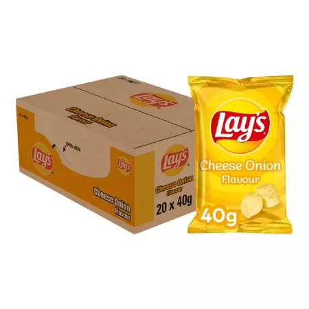 Lay’s chips cheese onion (20x 40gr) (2)