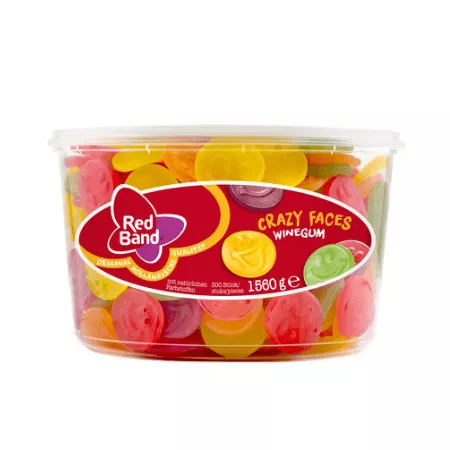 Red Band Crazy Faces Wine (300 stuks)