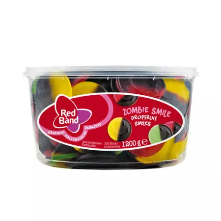 Red Band Dropfruit Smiles (100 stuks)