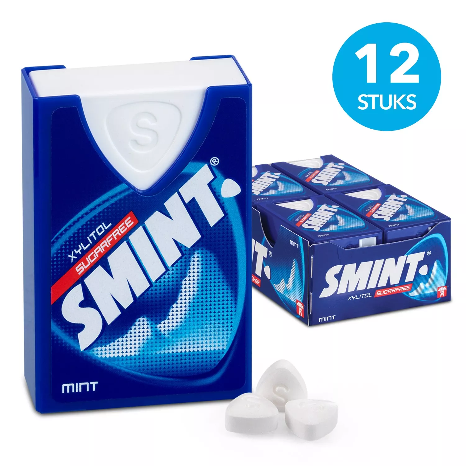 Smint Mint Blauw (12x 40 stuks)