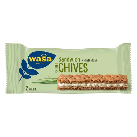 Wasa sandwich cream cheese en chives (24x 37gr)