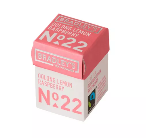 Bradley's Piramini Oolong Lemon Raspberry Thee (30 stuks)