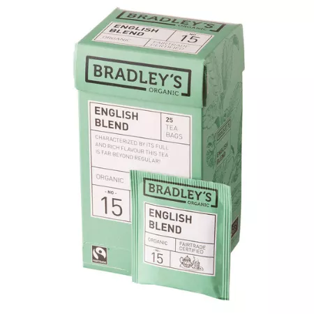 Bradley's Organic English Blend (4x25 zakjes)