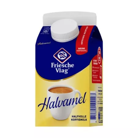 Friesche Vlag Halvamel Pak (18x 455ml) - Afbeelding 2