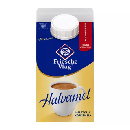 Friesche Vlag Halvamel Pak (18x 455ml)