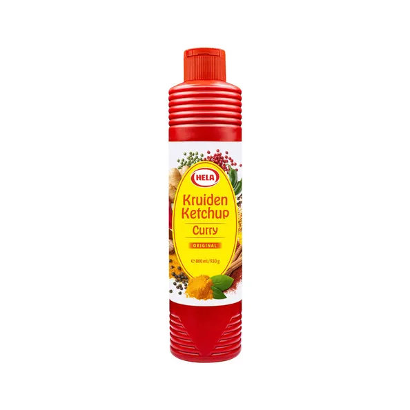 Hela curry kruiden ketchup original (800ml) Hela curry kruiden ketchup