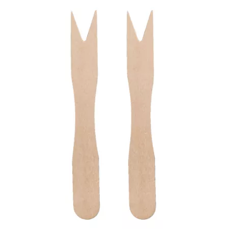 Biodore houten fritesvorkjes 80 mm (2000 stuks) (2)