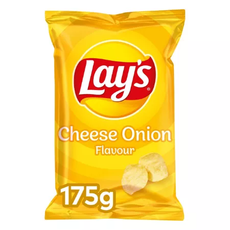 Lay’s chips cheese onion (8x 175gr) (2)