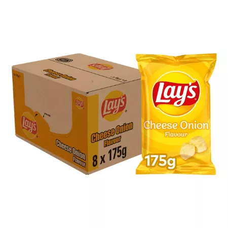 Lay’s chips cheese onion (8x 175gr)