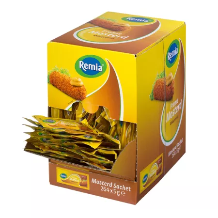 Remia mosterd sachets (264x 5gr)