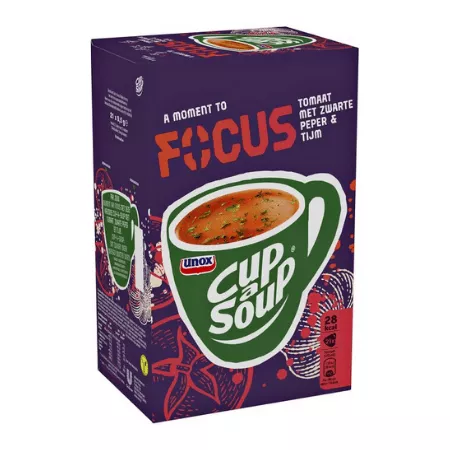 Unox Cup-a-Soup focus tomaat 21 x 175 ml