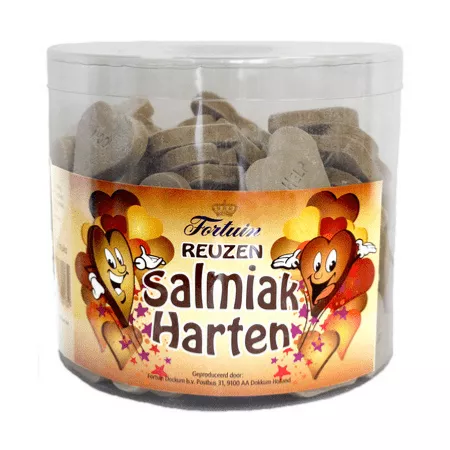 Fortuin Reuze Salmiak Harten (120 stuks)