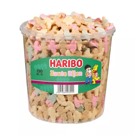 Haribo schuim zoute rijen (150 stuks)