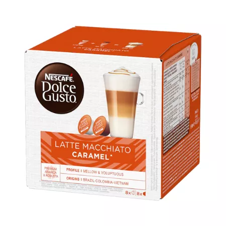 Nescafe Dolce Gusto Latte Macchiato Caramel (3x 16 cups) - Afbeelding 2